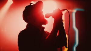 Rock,Band,Performing,At,A,Concert,In,A,Night,Club.